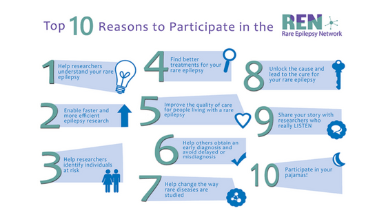 10 Reasons to Enroll in Rare Epilepsy Network (REN)
